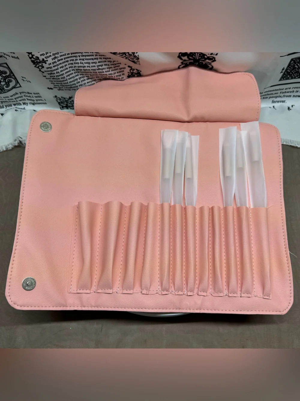 Make-Up Brush Holder With Water And Ear Rings- NWOT